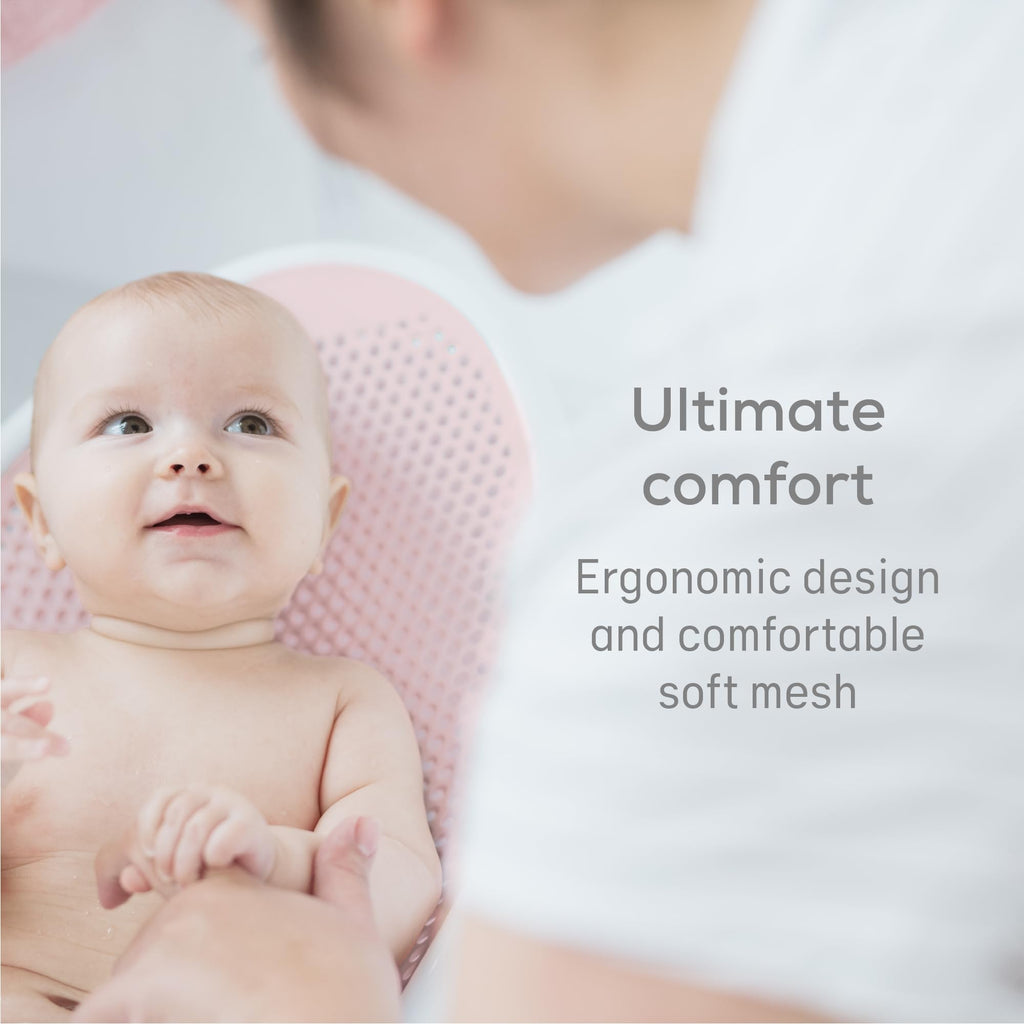 Angelcare Baby Bath Support (Gray) | Ideal for Babies Less Than 6 Months Old