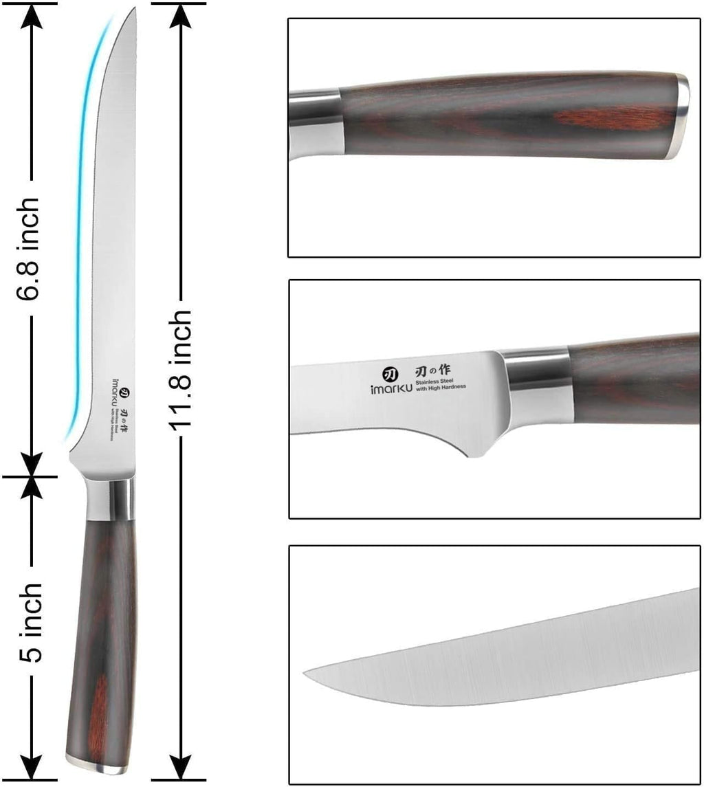 imarku Chef Knife 7 Inch Kitchen Knife Ultra Sharp Santoku Knife - High Carbon Japanese Chefs Knife, Kitchen Gadgets 2025, Apartment Essentials, Birthday Gifts for Him Her, Best Gifts for Women Men