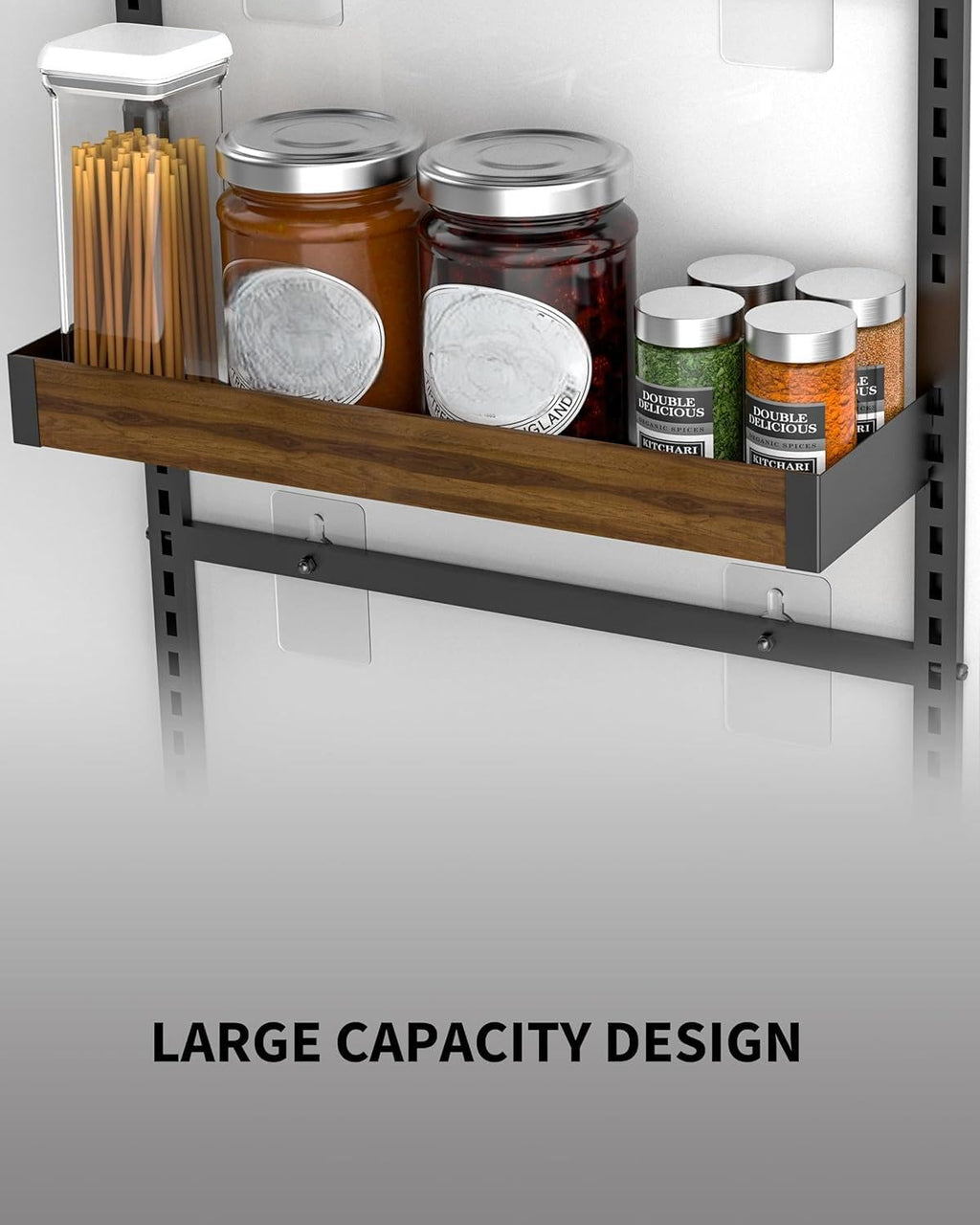 Moforoco White 9-Tier Over The Door Pantry Organizer, Pantry Organization And Storage, Metal Hanging Spice Rack Shelves Door, Home & Kitchen Essentials, Laundry Room Bathroom Organization