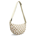 Nylon Crescent Crossbody Bag for Women Purses Trendy Men,Small Travel Sling Bag Hobo