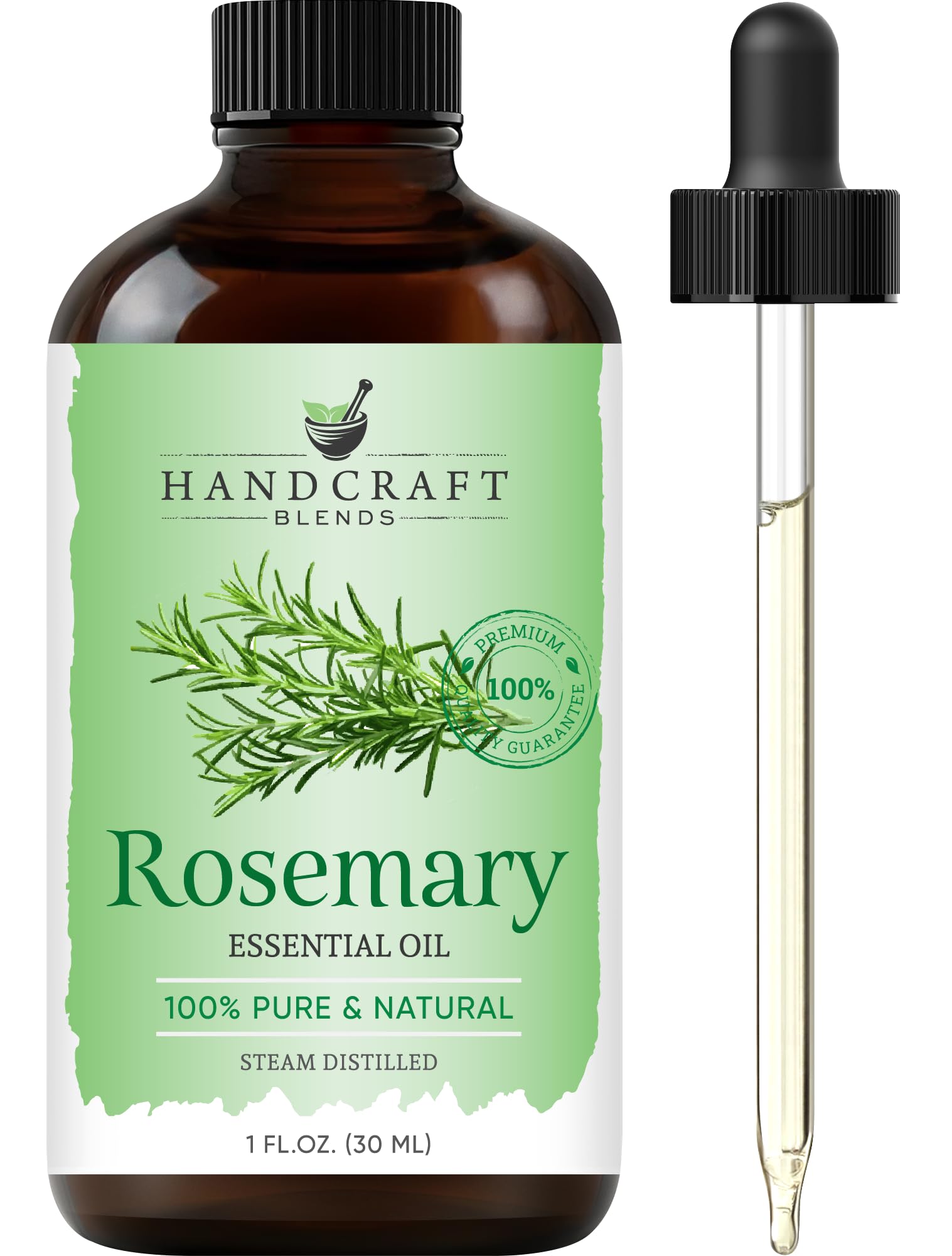 Handcraft Blends Peppermint Essential Oil – Huge 4 Fl Oz – 100% Pure and Natural – Premium Grade Essential Oil for Diffuser and Aromatherapy, Skin, Massage, Candle and Soap Making Fragrance