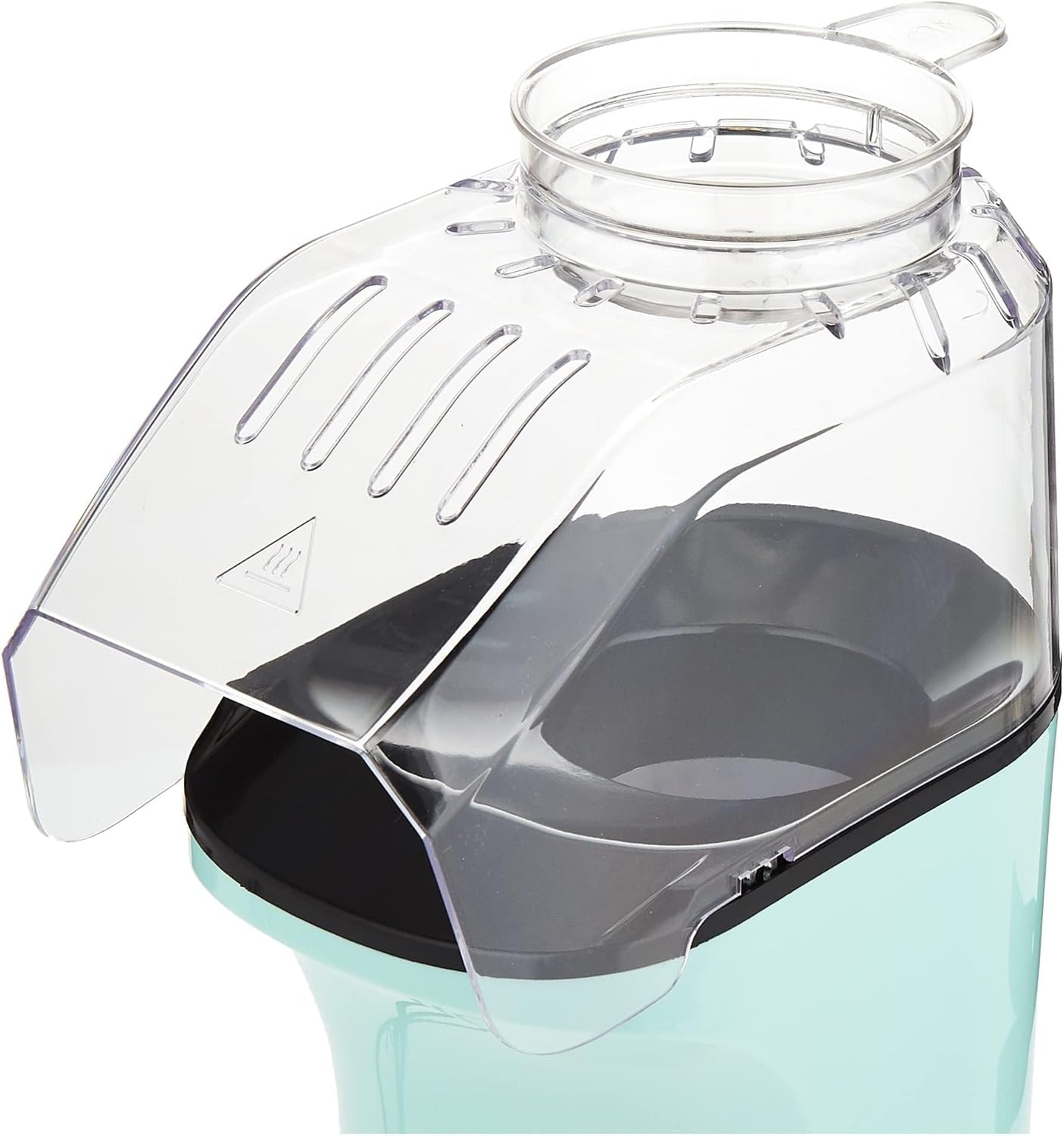 DASH Fresh Pop Popcorn Maker - Oil-Free, Air Popcorn Popper - With Measuring Cup & Recipe Guide - Perfect for Movie Nights - 16 Cups, Aqua