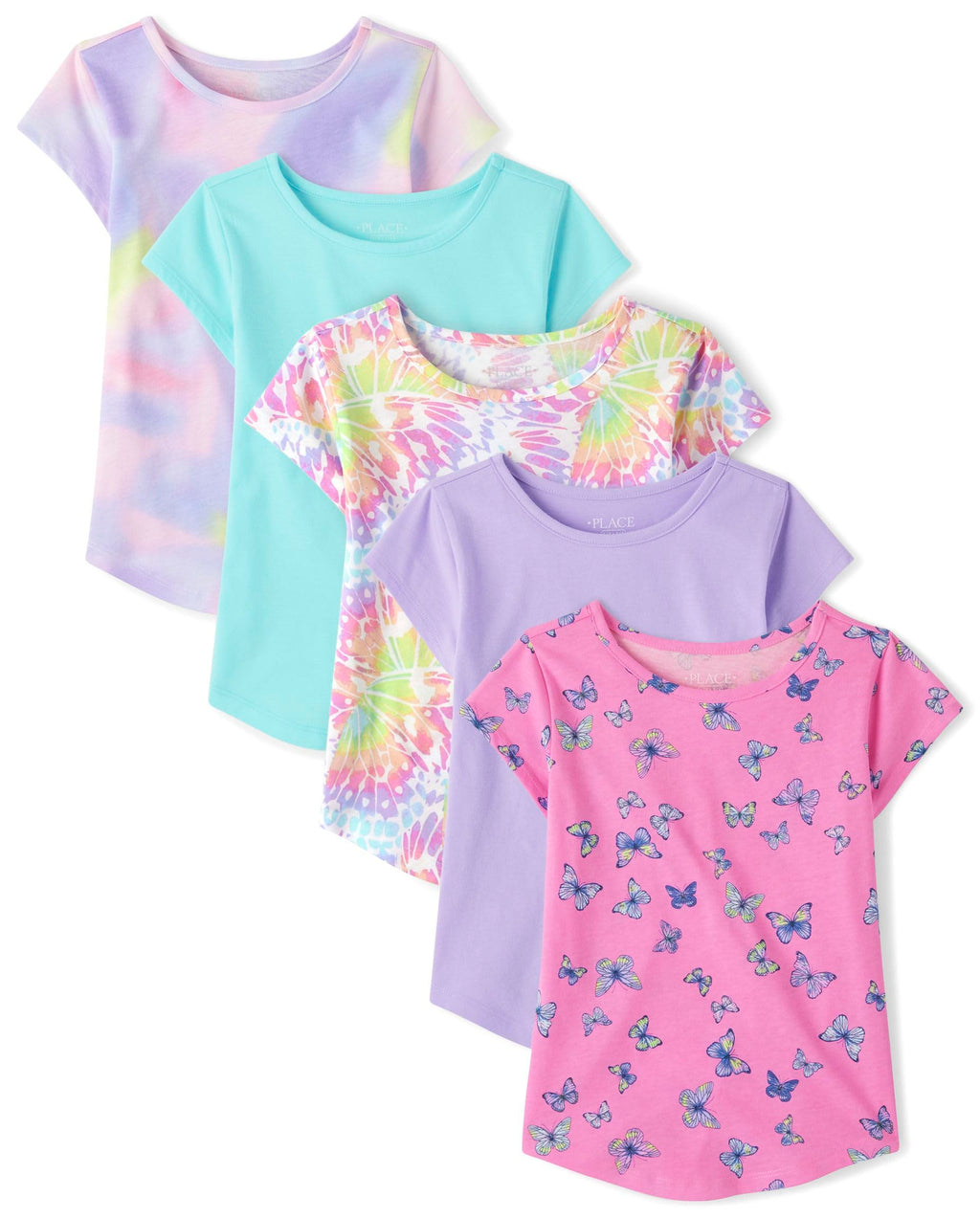 The Children's Place Girls Short Sleeve High Low Tee