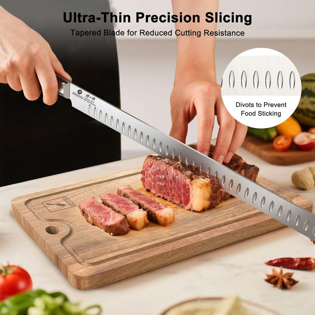 imarku Chef Knife 7 Inch Kitchen Knife Ultra Sharp Santoku Knife - High Carbon Japanese Chefs Knife, Kitchen Gadgets 2025, Apartment Essentials, Birthday Gifts for Him Her, Best Gifts for Women Men