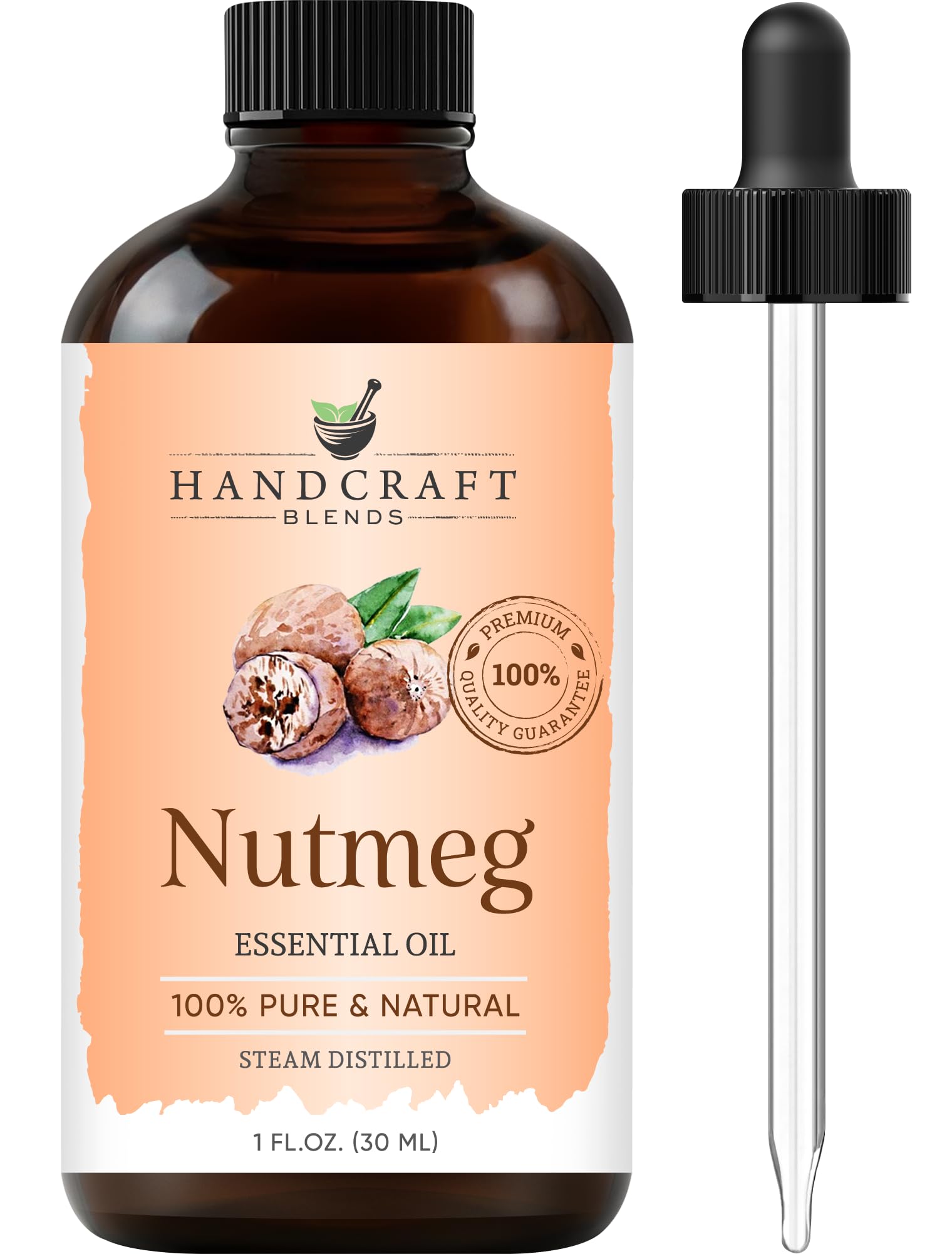 Handcraft Blends Peppermint Essential Oil – Huge 4 Fl Oz – 100% Pure and Natural – Premium Grade Essential Oil for Diffuser and Aromatherapy, Skin, Massage, Candle and Soap Making Fragrance