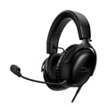 HyperX Cloud III – Wired Gaming Headset, PC, PS5, Xbox Series X|S, Angled 53mm Drivers, DTS Spatial Audio, Memory Foam, Durable Frame, Ultra-Clear 10mm Mic, USB-C, USB-A, 3.5mm – Black/Red