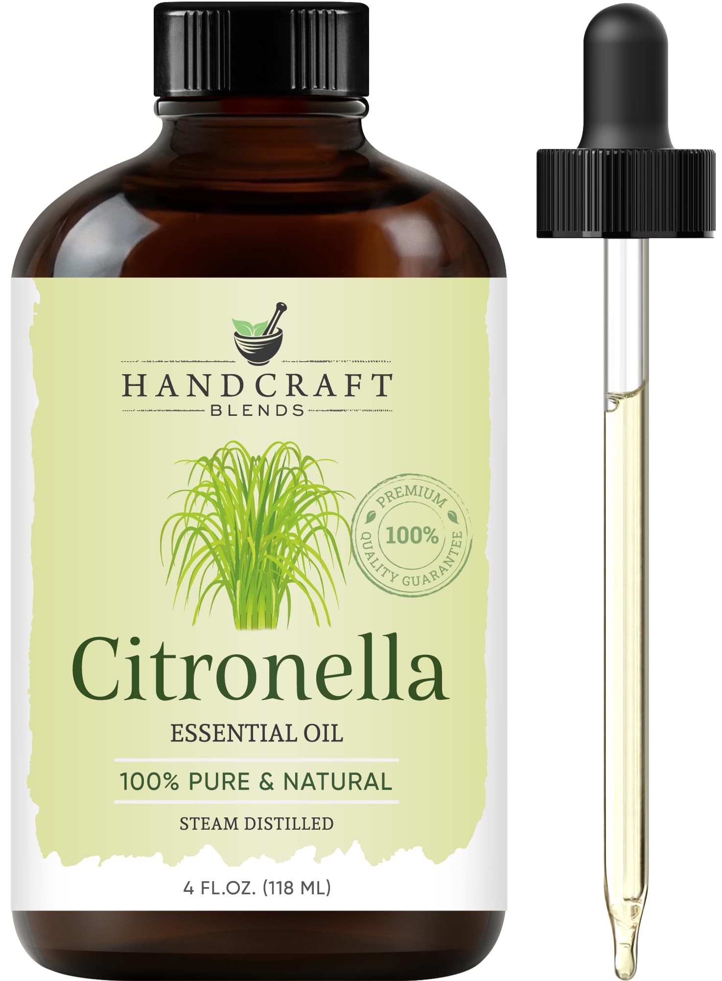 Handcraft Blends Peppermint Essential Oil – Huge 4 Fl Oz – 100% Pure and Natural – Premium Grade Essential Oil for Diffuser and Aromatherapy, Skin, Massage, Candle and Soap Making Fragrance