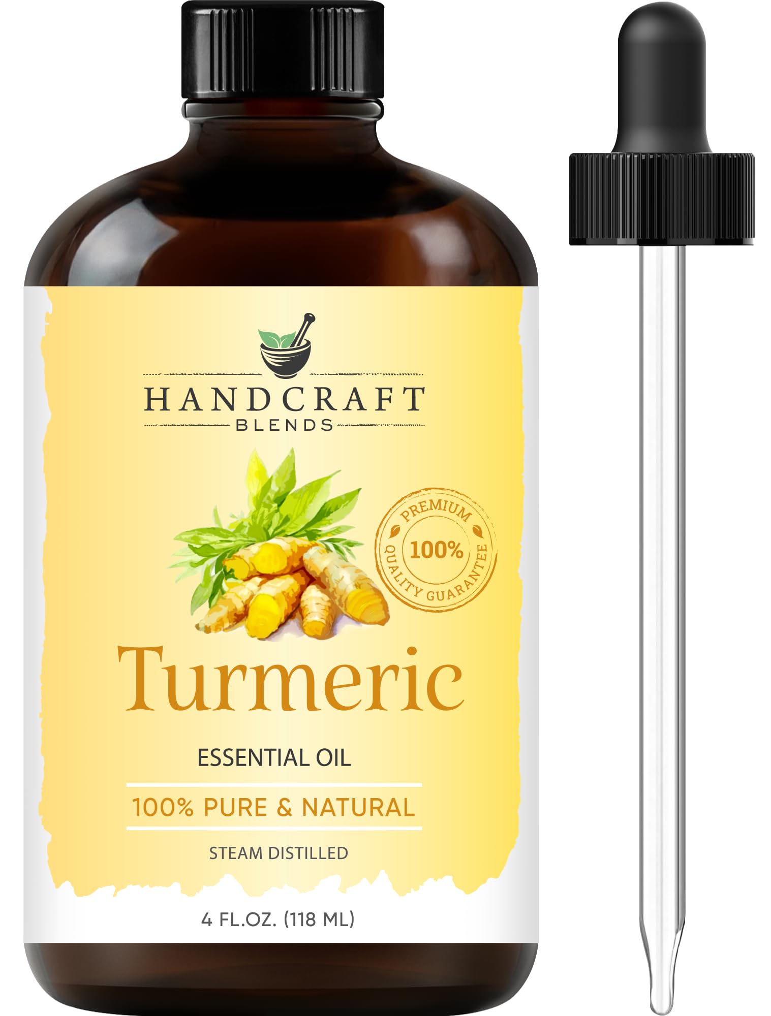Handcraft Blends Peppermint Essential Oil – Huge 4 Fl Oz – 100% Pure and Natural – Premium Grade Essential Oil for Diffuser and Aromatherapy, Skin, Massage, Candle and Soap Making Fragrance