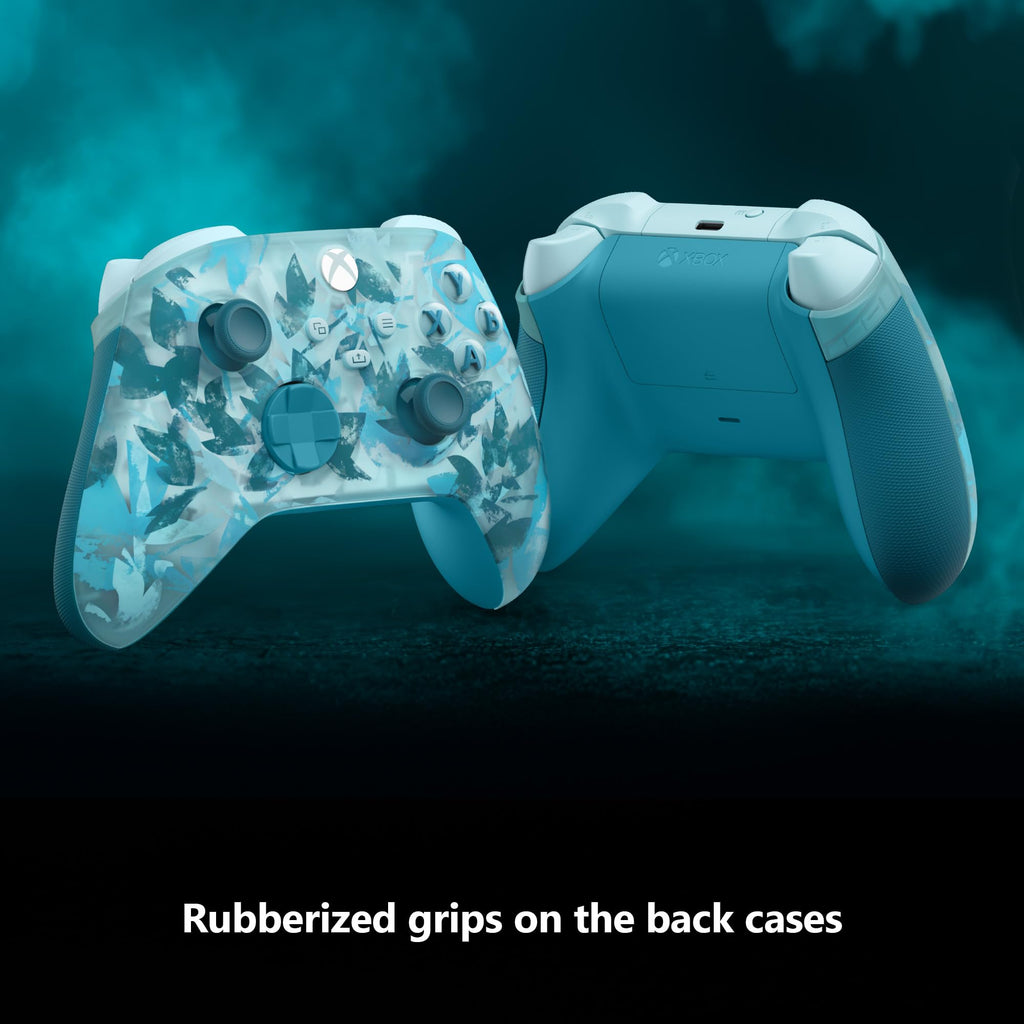 Xbox Wireless Gaming Controller | Shock Blue | Console, PC, & Android | Textured Grip | Wireless, Bluetooth, USB-C Connectivity