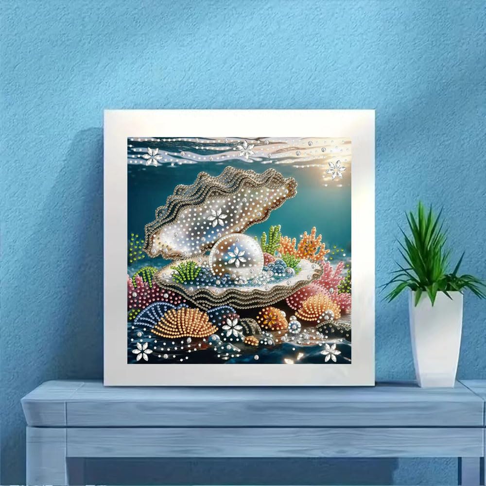 ZQEATRY Sea Turtle Animal Special Shape Diamond Art Kits for Adults,5D Diamond Painting Kits for Beginner,DIY Diamond Crystal Rhinestones Painting Kits for Home Wall Decor Gift 11.8 X 11.8inch