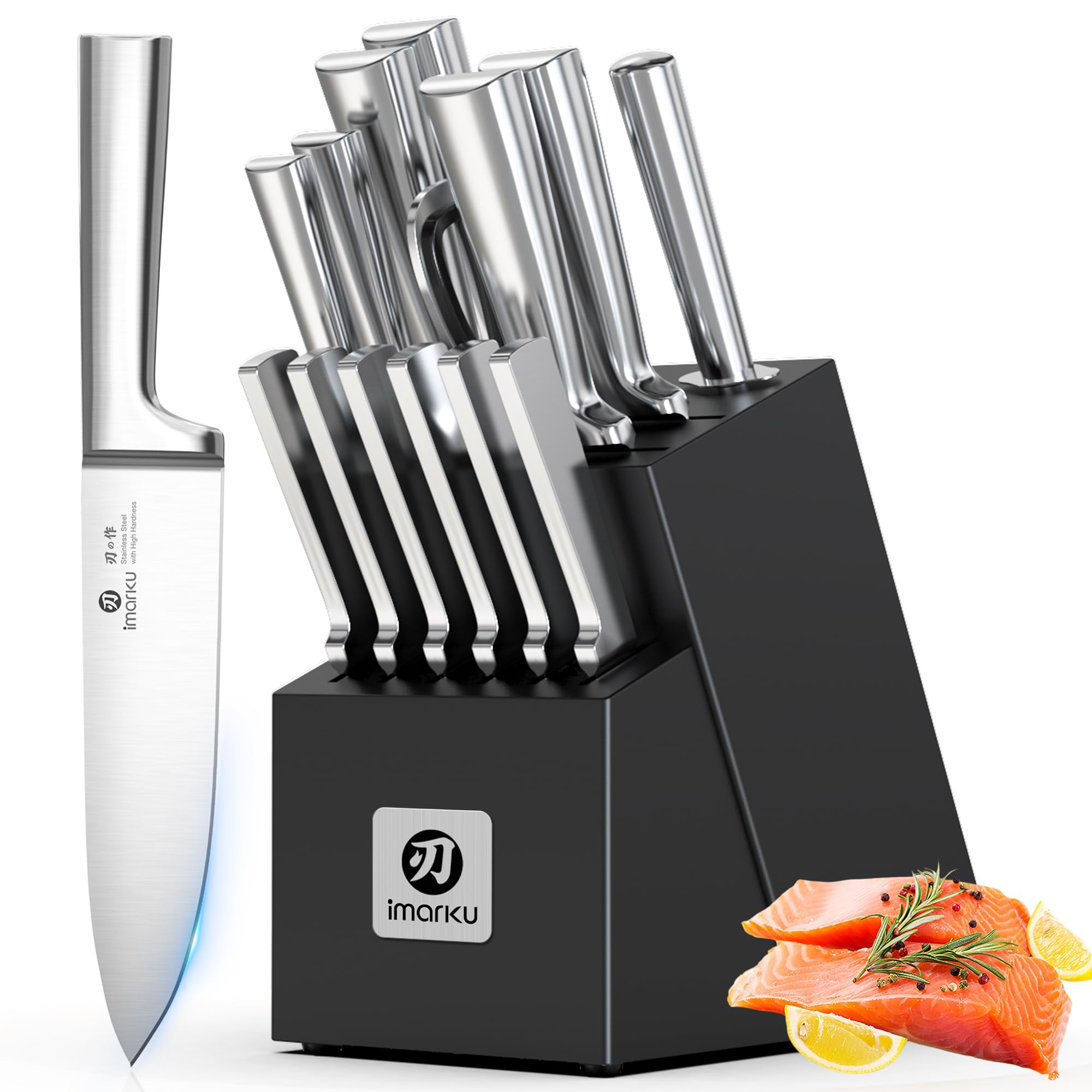 imarku Chef Knife 7 Inch Kitchen Knife Ultra Sharp Santoku Knife - High Carbon Japanese Chefs Knife, Kitchen Gadgets 2025, Apartment Essentials, Birthday Gifts for Him Her, Best Gifts for Women Men