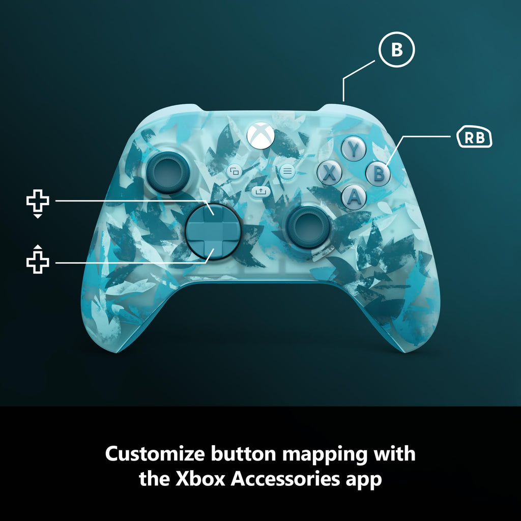 Xbox Wireless Gaming Controller | Shock Blue | Console, PC, & Android | Textured Grip | Wireless, Bluetooth, USB-C Connectivity
