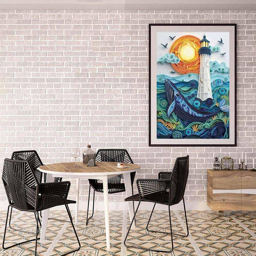 ZQEATRY Sea Turtle Animal Special Shape Diamond Art Kits for Adults,5D Diamond Painting Kits for Beginner,DIY Diamond Crystal Rhinestones Painting Kits for Home Wall Decor Gift 11.8 X 11.8inch