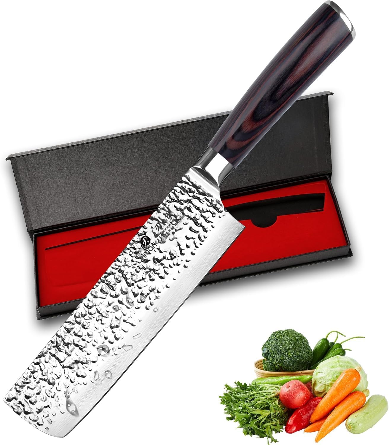 imarku Chef Knife 7 Inch Kitchen Knife Ultra Sharp Santoku Knife - High Carbon Japanese Chefs Knife, Kitchen Gadgets 2025, Apartment Essentials, Birthday Gifts for Him Her, Best Gifts for Women Men