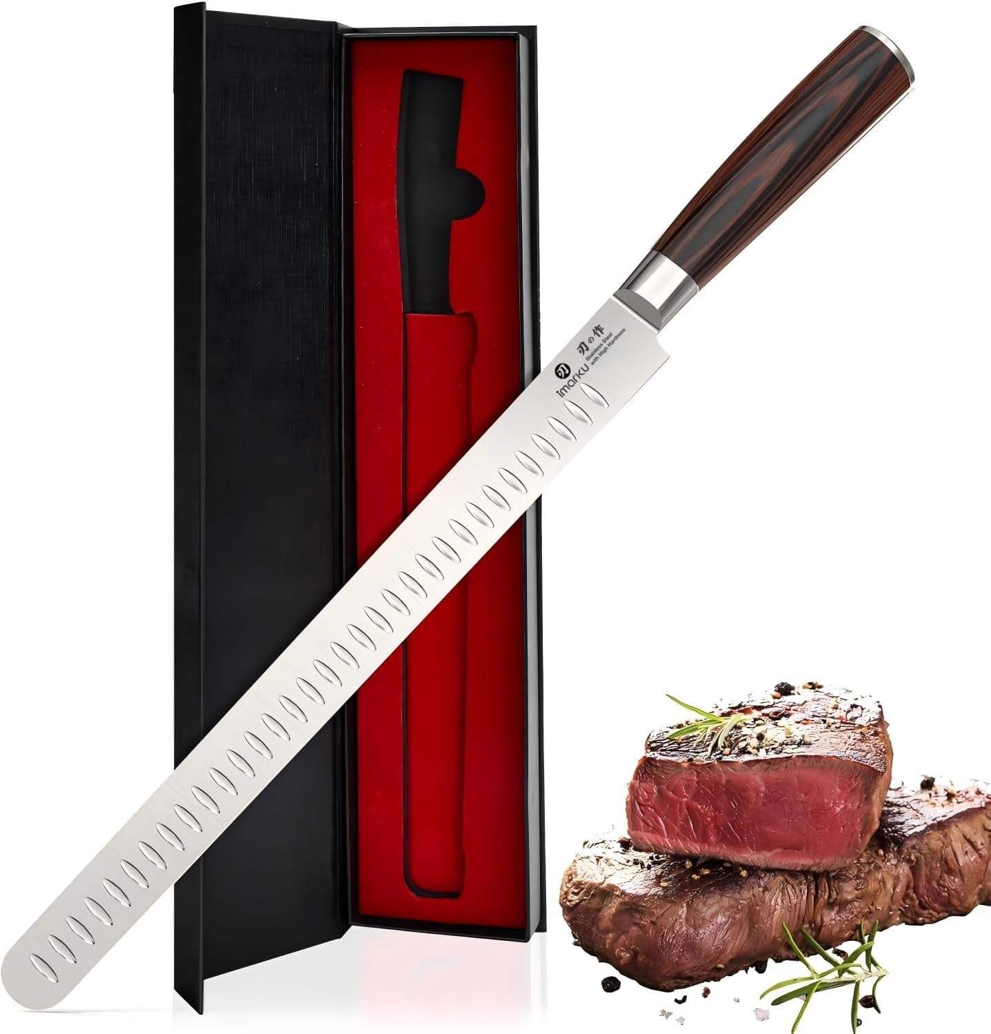 imarku Chef Knife 7 Inch Kitchen Knife Ultra Sharp Santoku Knife - High Carbon Japanese Chefs Knife, Kitchen Gadgets 2025, Apartment Essentials, Birthday Gifts for Him Her, Best Gifts for Women Men