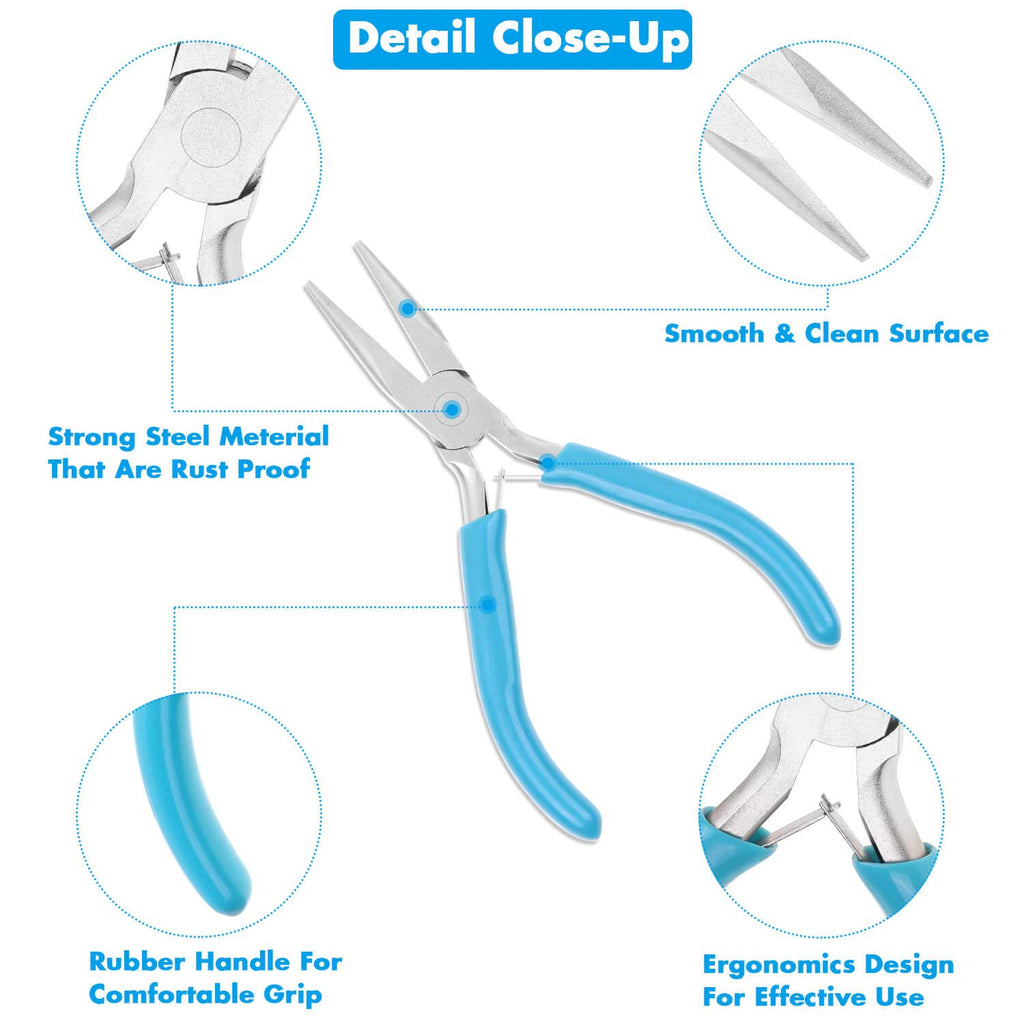 Pliers for Jewelry Making, Shynek Jewelry Pliers Set Includes Needle Nose Pliers, Round Nose Plier and Wire Cutters, Jewelry Making Tools for Jewelry Repair, Wire Wrapping, Beading and Crafts