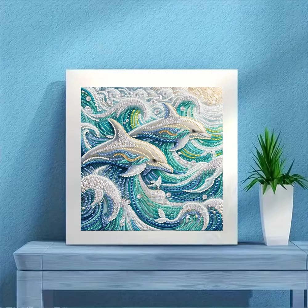 ZQEATRY Sea Turtle Animal Special Shape Diamond Art Kits for Adults,5D Diamond Painting Kits for Beginner,DIY Diamond Crystal Rhinestones Painting Kits for Home Wall Decor Gift 11.8 X 11.8inch