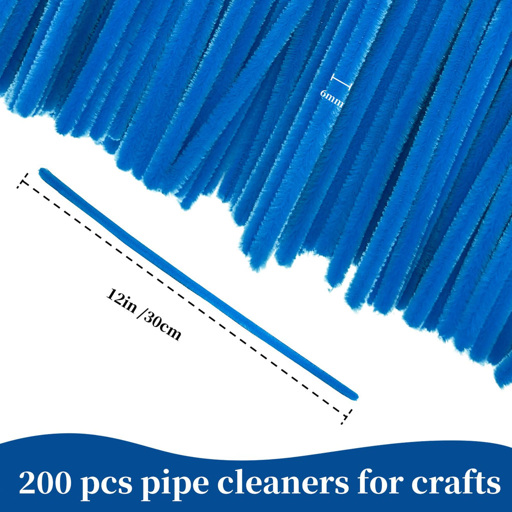 Pipe Cleaners Craft Bulk,Kids Toys & Games Gifts,200pcs Arts Crafts,Chenille Stems Art Supplies for Projects Creative DIY Room Decor,Christmas Decorations,Juegos para Niños Fidget Toys for Ages 5-7