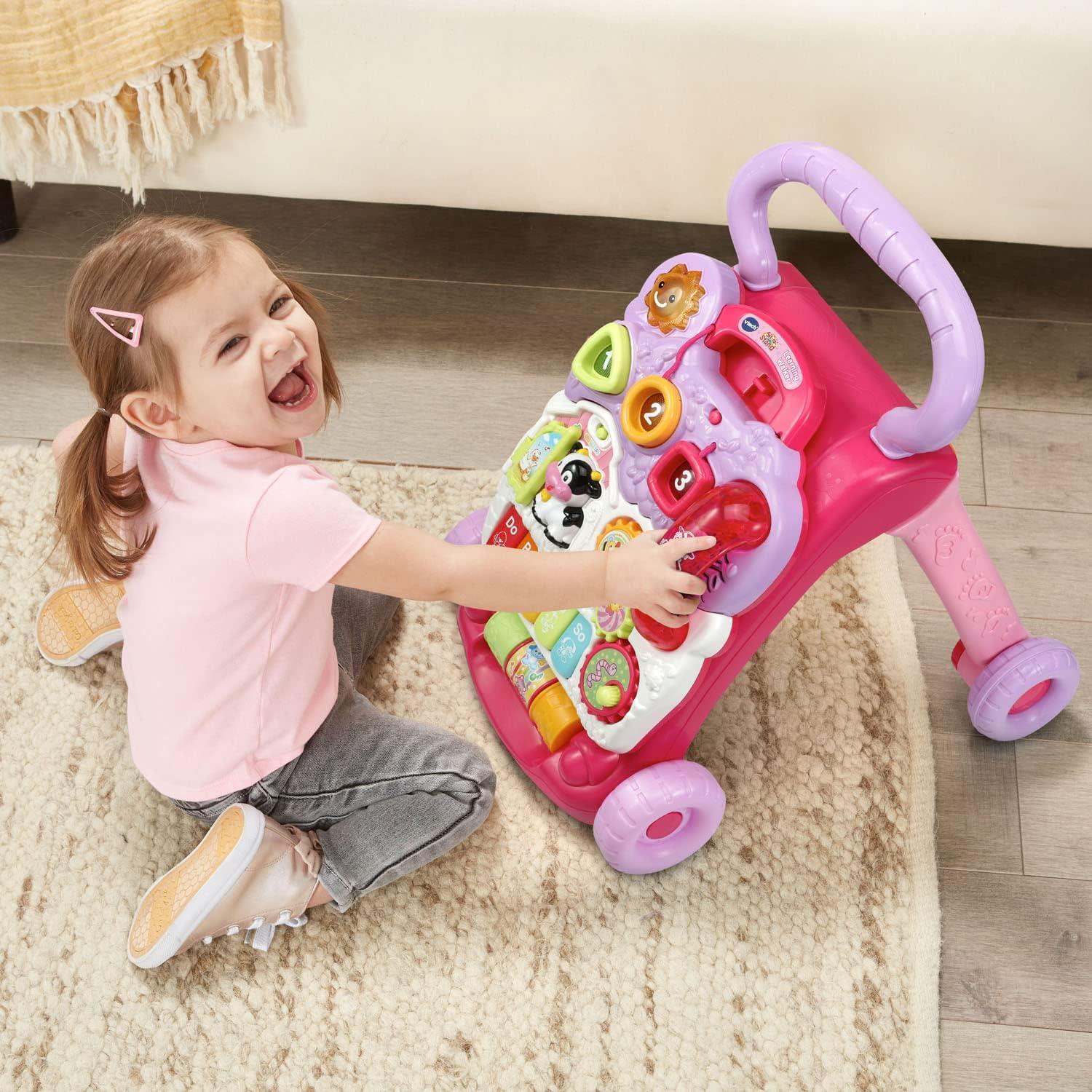 VTech Sit-to-Stand Learning Walker (Frustration Free Packaging), Blue