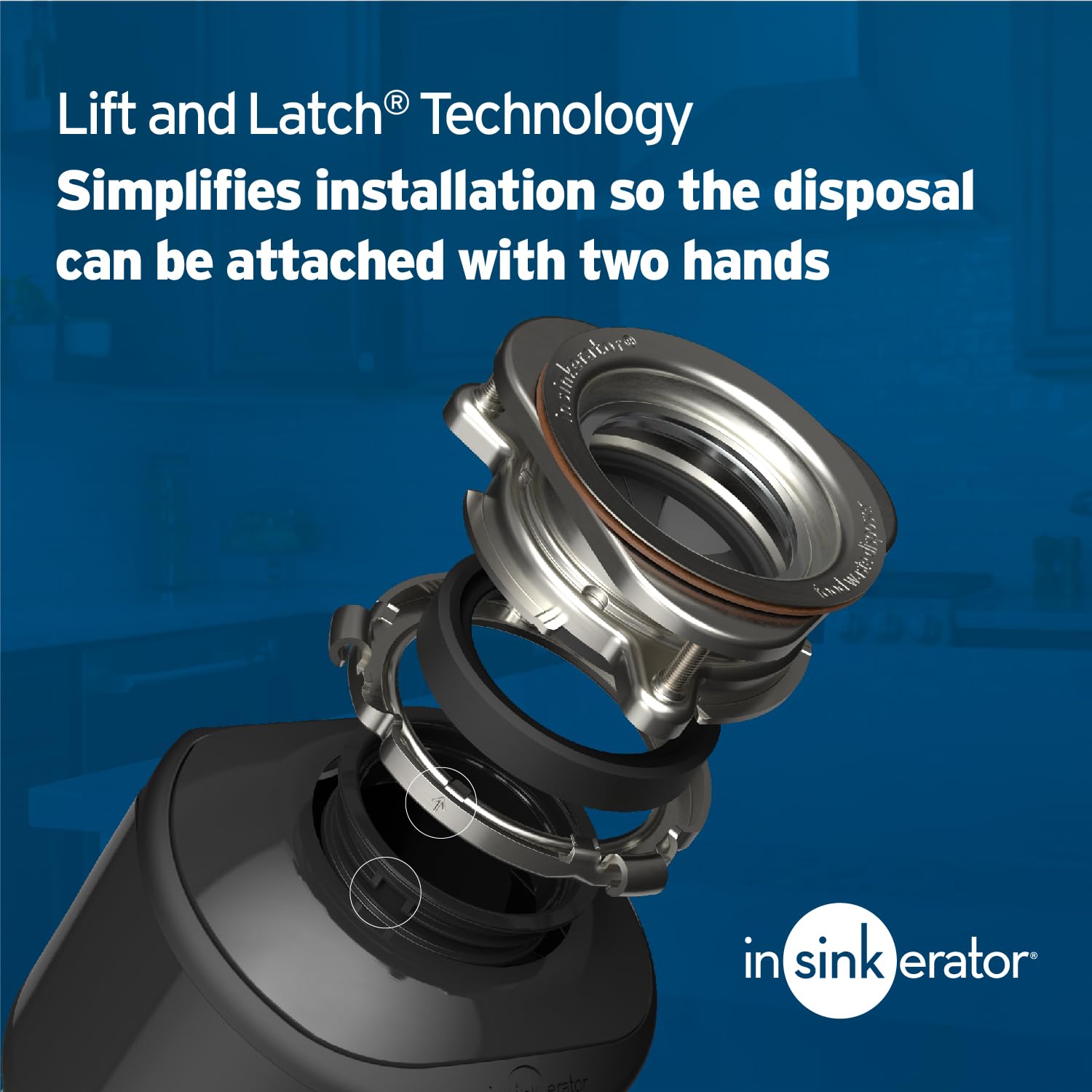 InSinkErator Badger 5 Garbage Disposal with Power Cord, Badger Series 1/2 HP Continuous Feed Food Waste Disposer