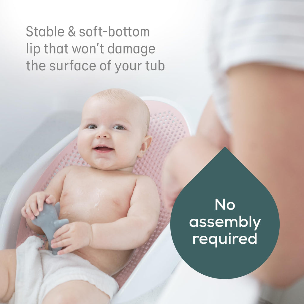 Angelcare Baby Bath Support (Gray) | Ideal for Babies Less Than 6 Months Old