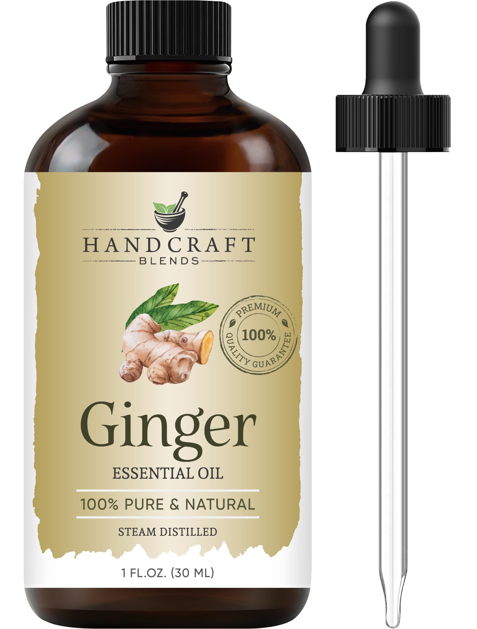 Handcraft Blends Peppermint Essential Oil – Huge 4 Fl Oz – 100% Pure and Natural – Premium Grade Essential Oil for Diffuser and Aromatherapy, Skin, Massage, Candle and Soap Making Fragrance