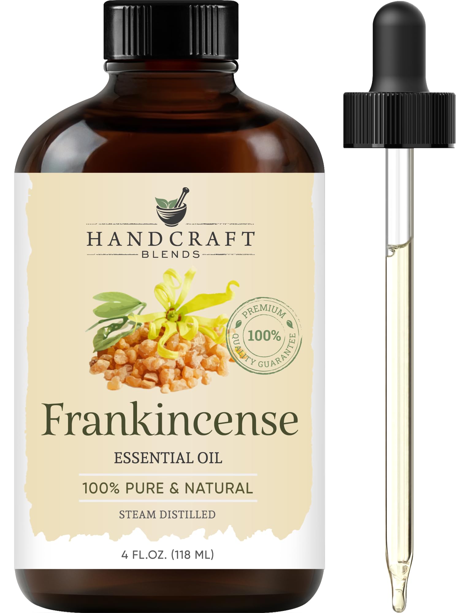 Handcraft Blends Peppermint Essential Oil – Huge 4 Fl Oz – 100% Pure and Natural – Premium Grade Essential Oil for Diffuser and Aromatherapy, Skin, Massage, Candle and Soap Making Fragrance