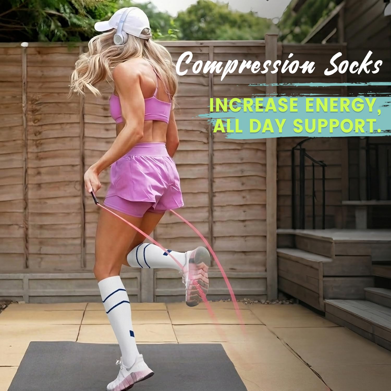 Copper Compression Socks 15-20 mmHg for Men & Women 8 Pairs – Circulation Support for Nurses, Travel, Running, Hiking, Soccer
