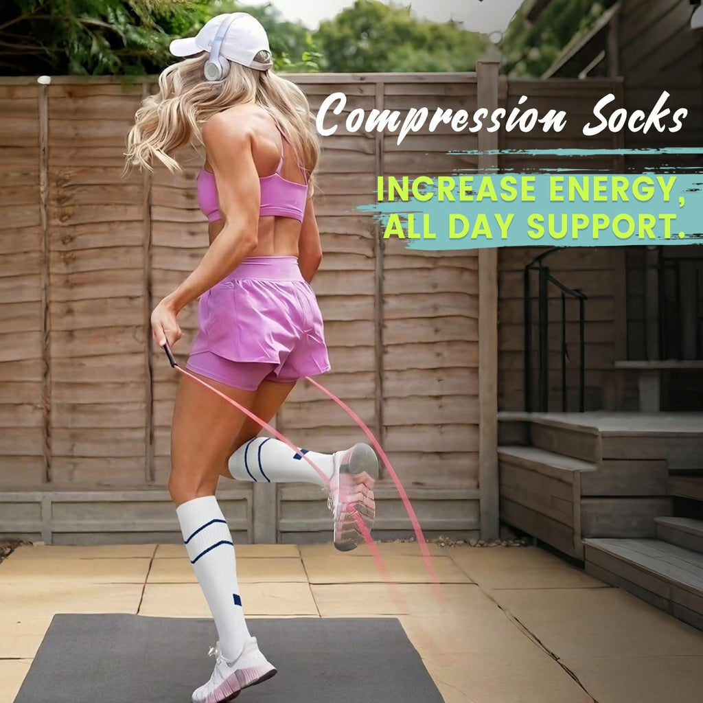 Copper Compression Socks 15-20 mmHg for Men & Women 8 Pairs – Circulation Support for Nurses, Travel, Running, Hiking, Soccer