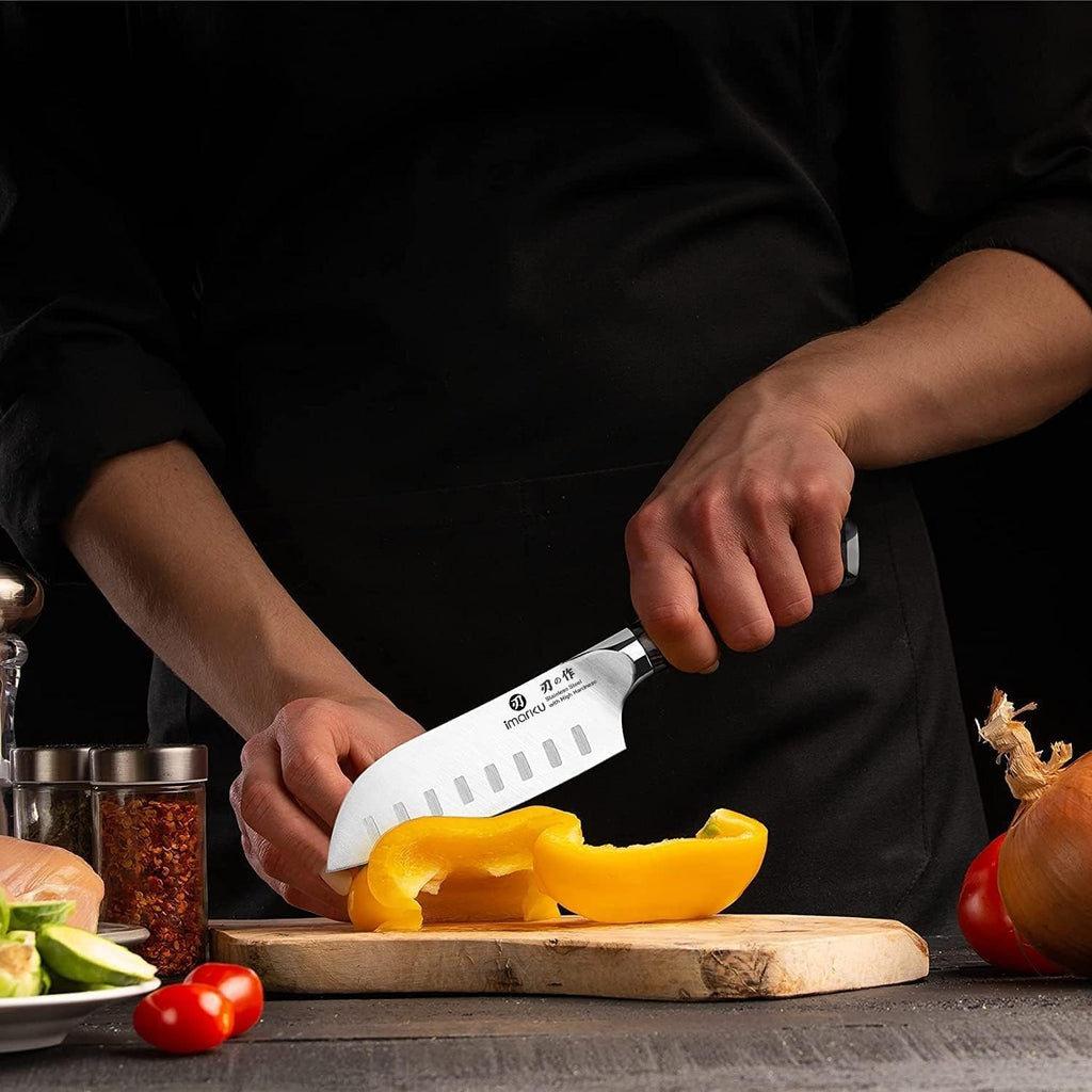 imarku Chef Knife 7 Inch Kitchen Knife Ultra Sharp Santoku Knife - High Carbon Japanese Chefs Knife, Kitchen Gadgets 2025, Apartment Essentials, Birthday Gifts for Him Her, Best Gifts for Women Men