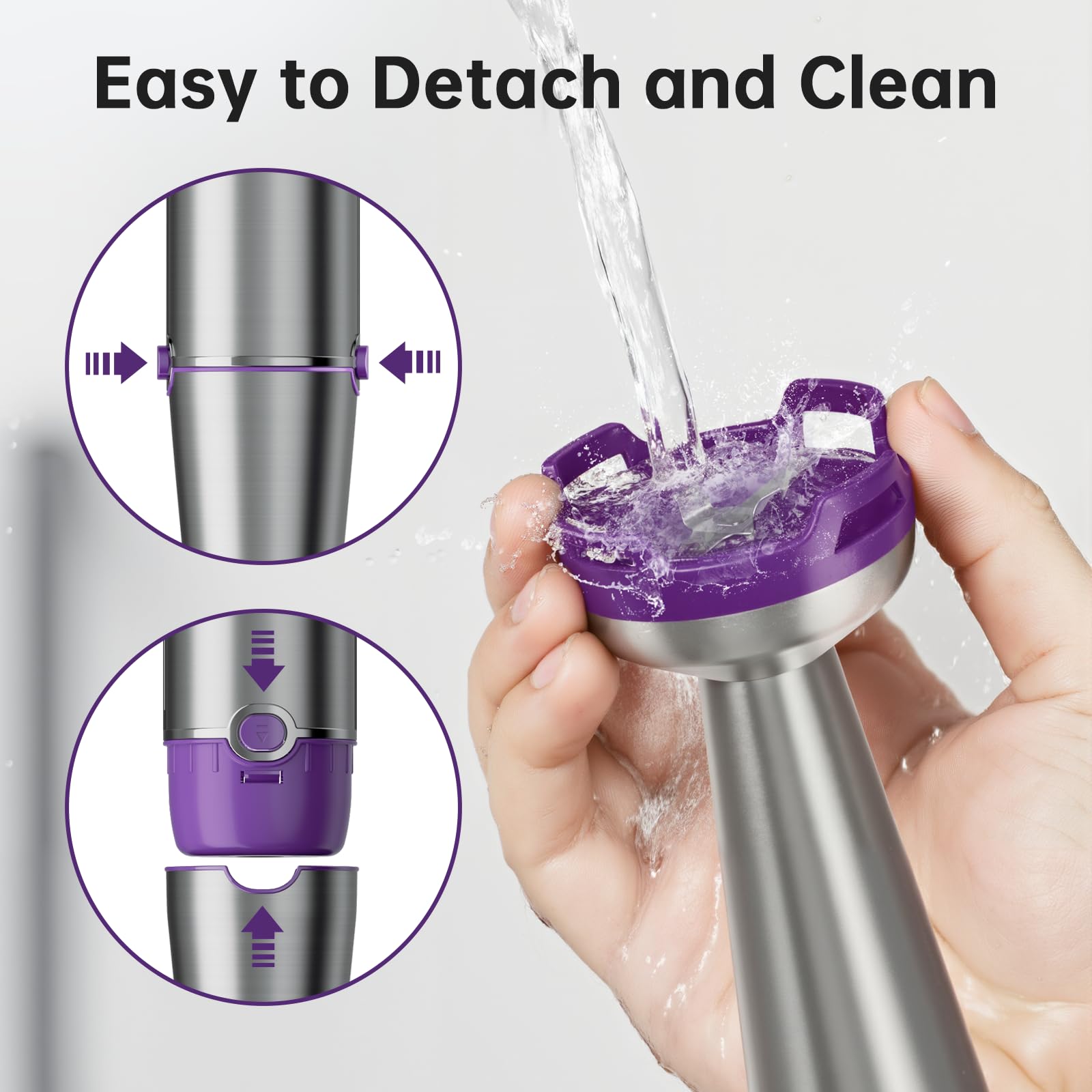 Turelar Immersion Blender Handheld Corded Hand Blenders Set 1100W, Trigger Variable Speed 5 in 1 Stick Emulsifier with Chopper, Whisk and Frother for Soup, Baby Food and Smoothies,Black
