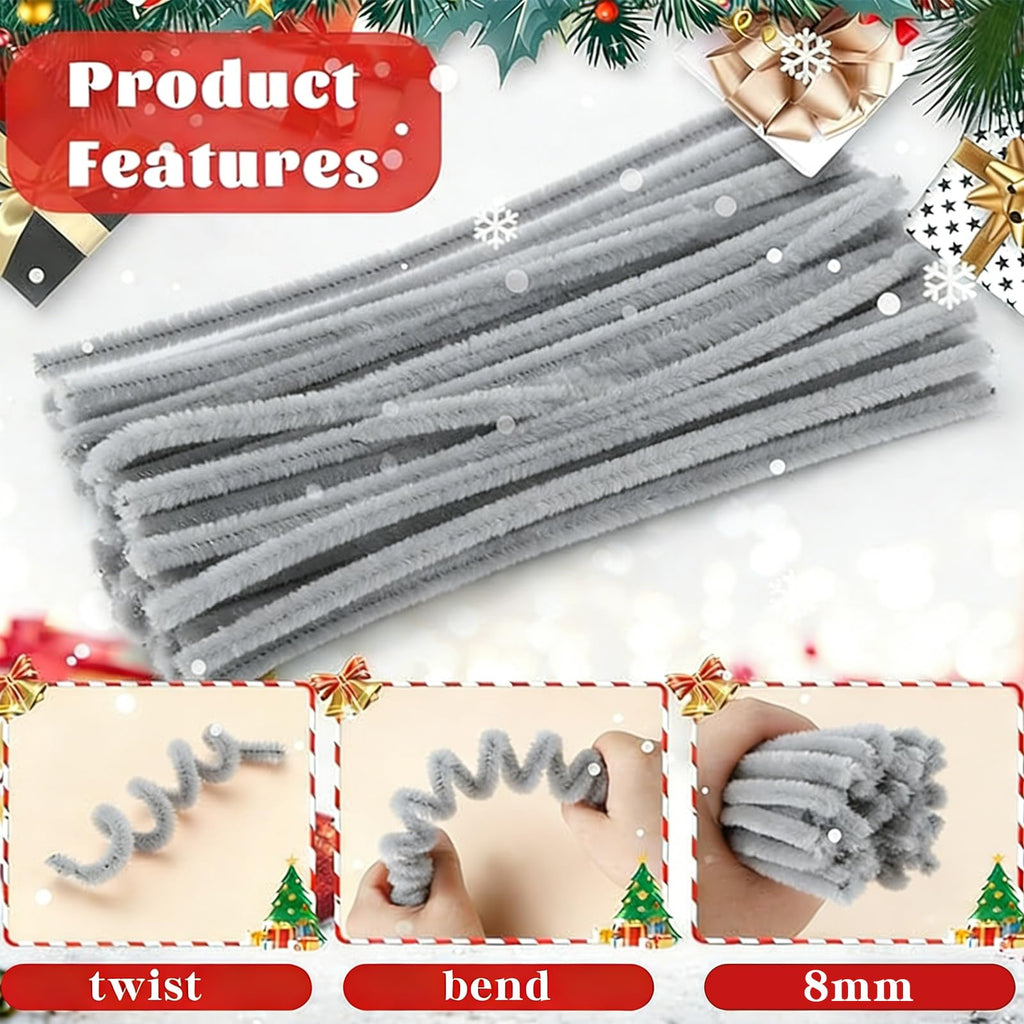 Pipe Cleaners Craft Bulk,Kids Toys & Games Gifts,200pcs Arts Crafts,Chenille Stems Art Supplies for Projects Creative DIY Room Decor,Christmas Decorations,Juegos para Niños Fidget Toys for Ages 5-7