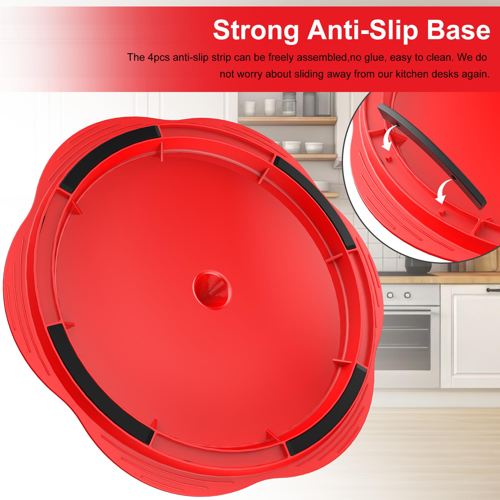 SURETIVIAN Chicken Shredder Tool Twist Large Chicken Breast Shredder with Brush&Fork, Visible Meat Shredder Machine, Strong Anti-Slip Strip, Ergonomic Handle, BPA Free, Suitable for Pork Beef Chicken