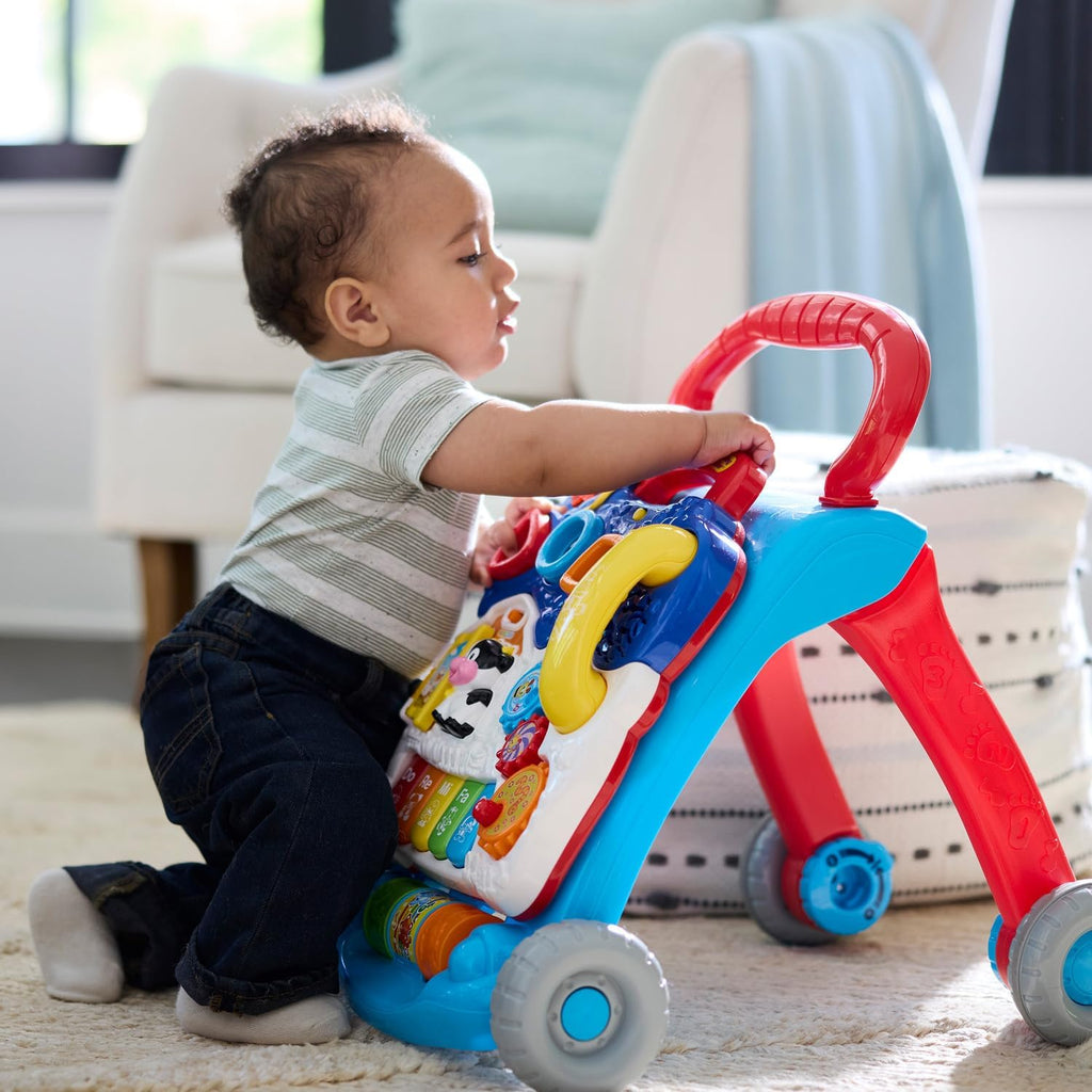 VTech Sit-to-Stand Learning Walker (Frustration Free Packaging), Blue