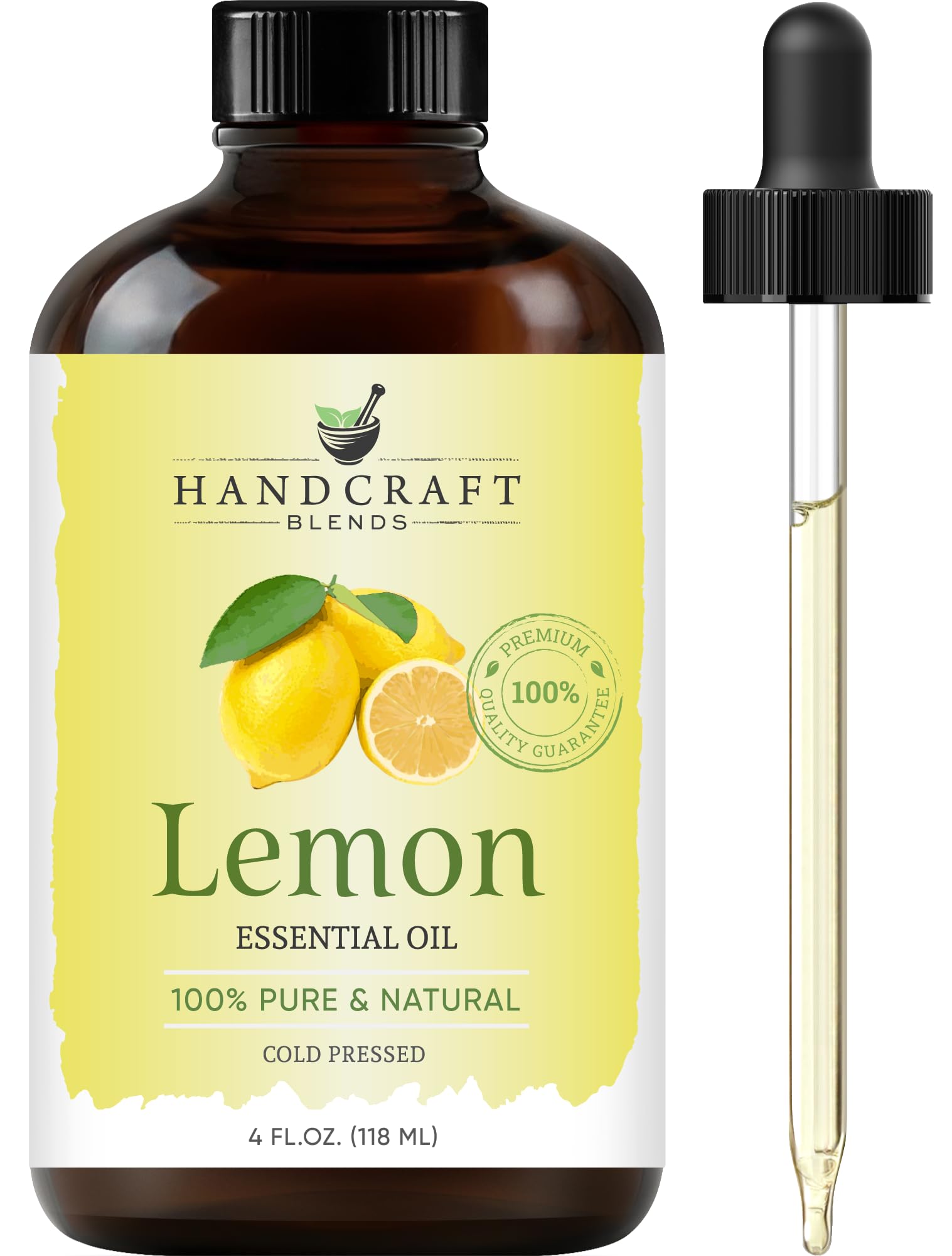 Handcraft Blends Peppermint Essential Oil – Huge 4 Fl Oz – 100% Pure and Natural – Premium Grade Essential Oil for Diffuser and Aromatherapy, Skin, Massage, Candle and Soap Making Fragrance