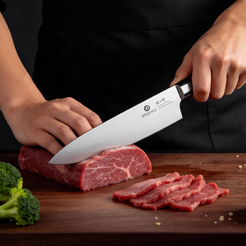 imarku Chef Knife 7 Inch Kitchen Knife Ultra Sharp Santoku Knife - High Carbon Japanese Chefs Knife, Kitchen Gadgets 2025, Apartment Essentials, Birthday Gifts for Him Her, Best Gifts for Women Men