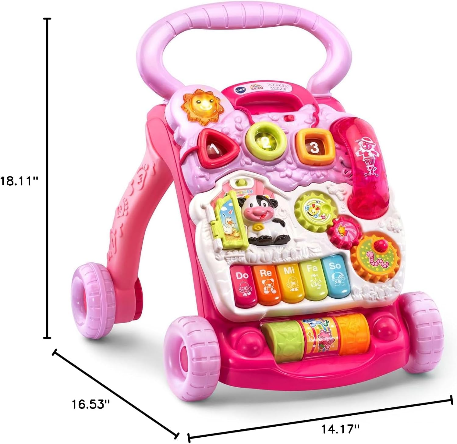 VTech Sit-to-Stand Learning Walker (Frustration Free Packaging), Blue