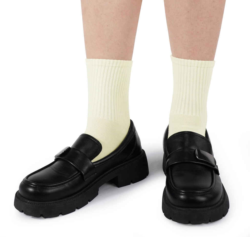 BomKinta Women Casual Calf Socks - Cute Cotton Crew Socks - Soft Above Ankle Sock Gifts 6 Pairs Size 5-10