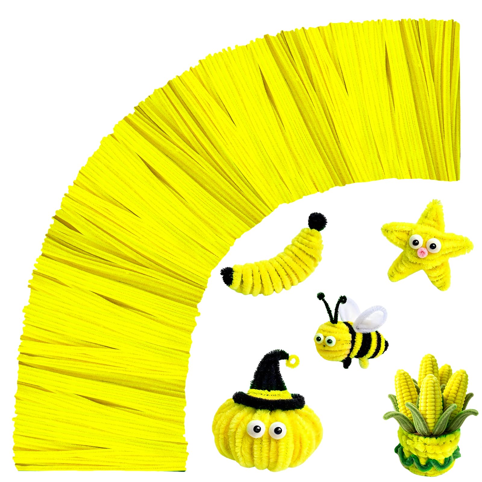 Pipe Cleaners Craft Bulk,Kids Toys & Games Gifts,200pcs Arts Crafts,Chenille Stems Art Supplies for Projects Creative DIY Room Decor,Christmas Decorations,Juegos para Niños Fidget Toys for Ages 5-7
