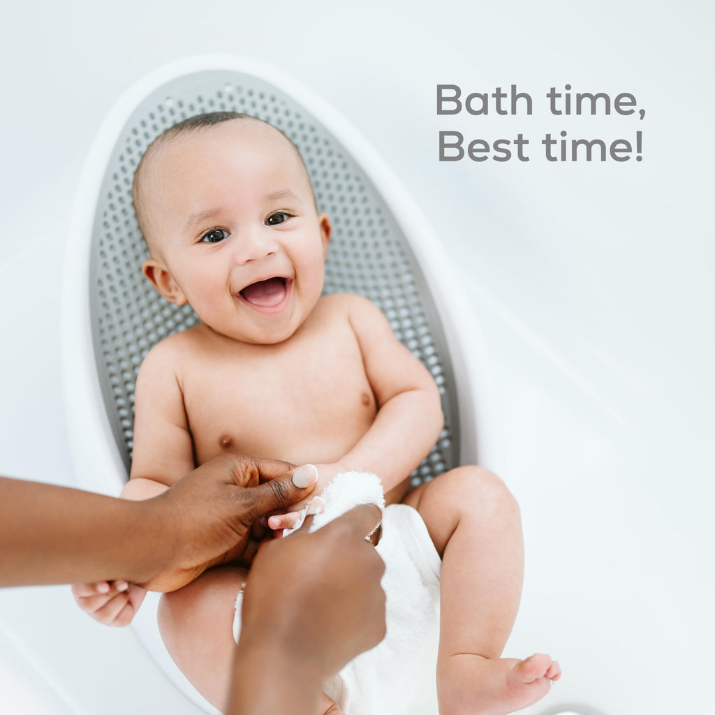 Angelcare Baby Bath Support (Gray) | Ideal for Babies Less Than 6 Months Old