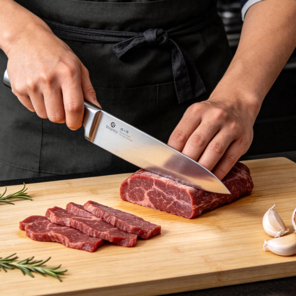 imarku Chef Knife 7 Inch Kitchen Knife Ultra Sharp Santoku Knife - High Carbon Japanese Chefs Knife, Kitchen Gadgets 2025, Apartment Essentials, Birthday Gifts for Him Her, Best Gifts for Women Men