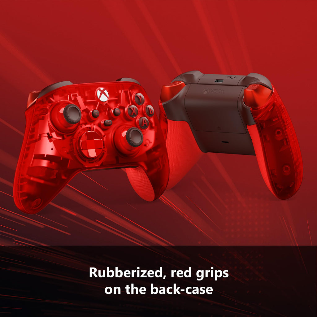 Xbox Wireless Gaming Controller | Shock Blue | Console, PC, & Android | Textured Grip | Wireless, Bluetooth, USB-C Connectivity