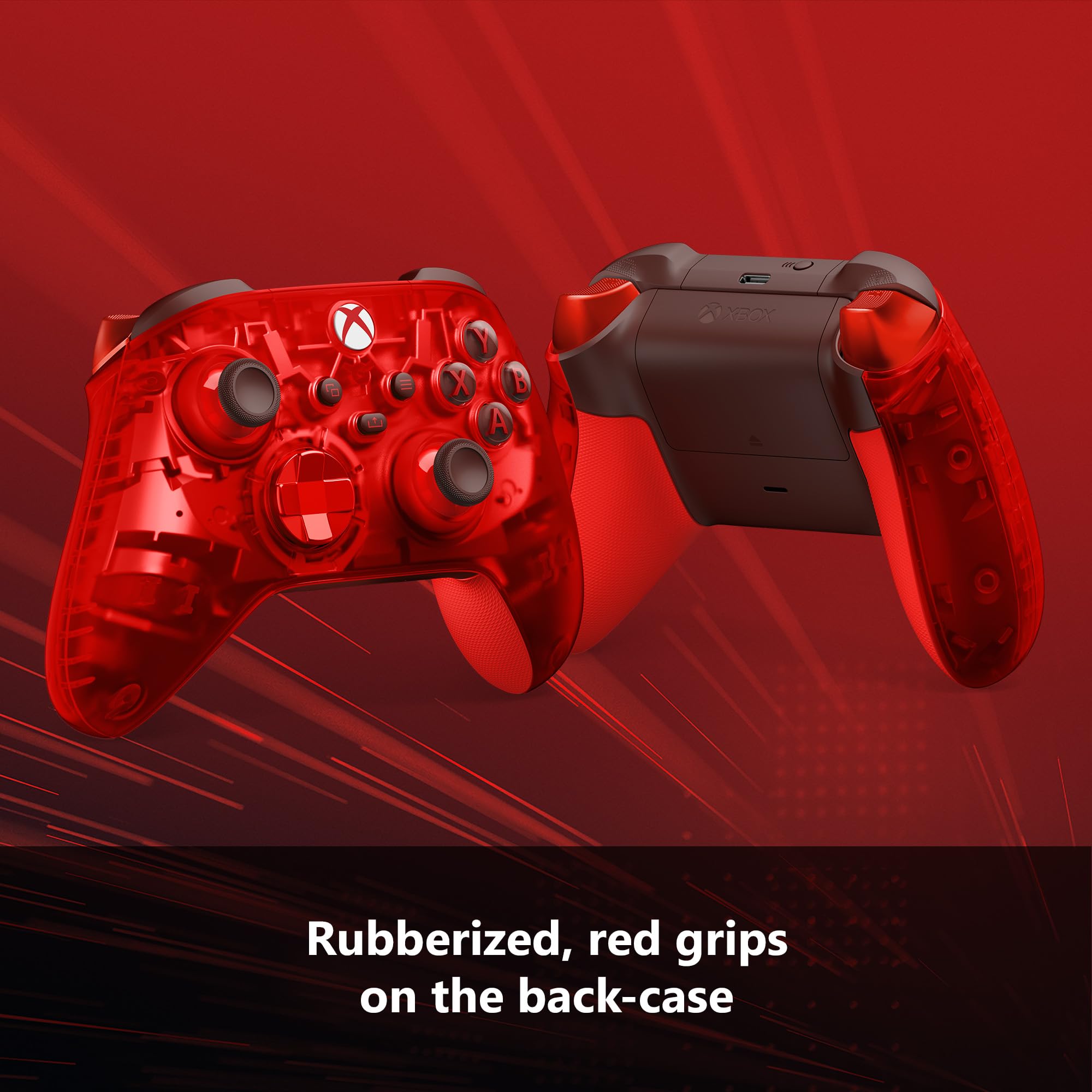 Xbox Wireless Gaming Controller | Shock Blue | Console, PC, & Android | Textured Grip | Wireless, Bluetooth, USB-C Connectivity