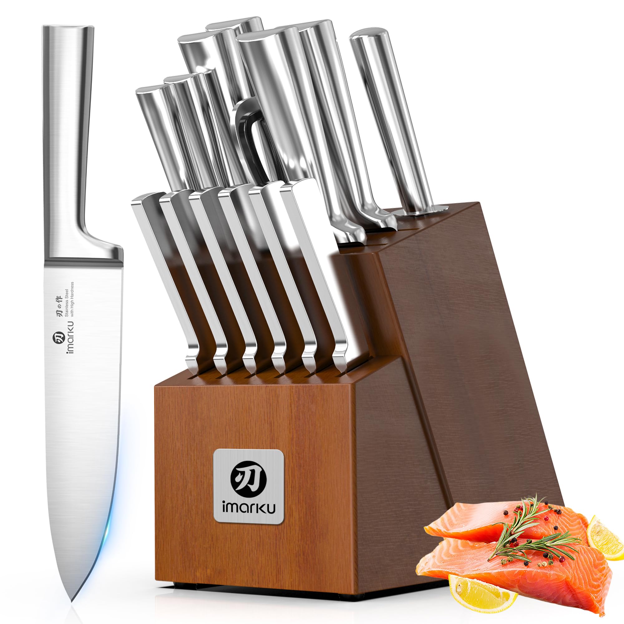 imarku Chef Knife 7 Inch Kitchen Knife Ultra Sharp Santoku Knife - High Carbon Japanese Chefs Knife, Kitchen Gadgets 2025, Apartment Essentials, Birthday Gifts for Him Her, Best Gifts for Women Men