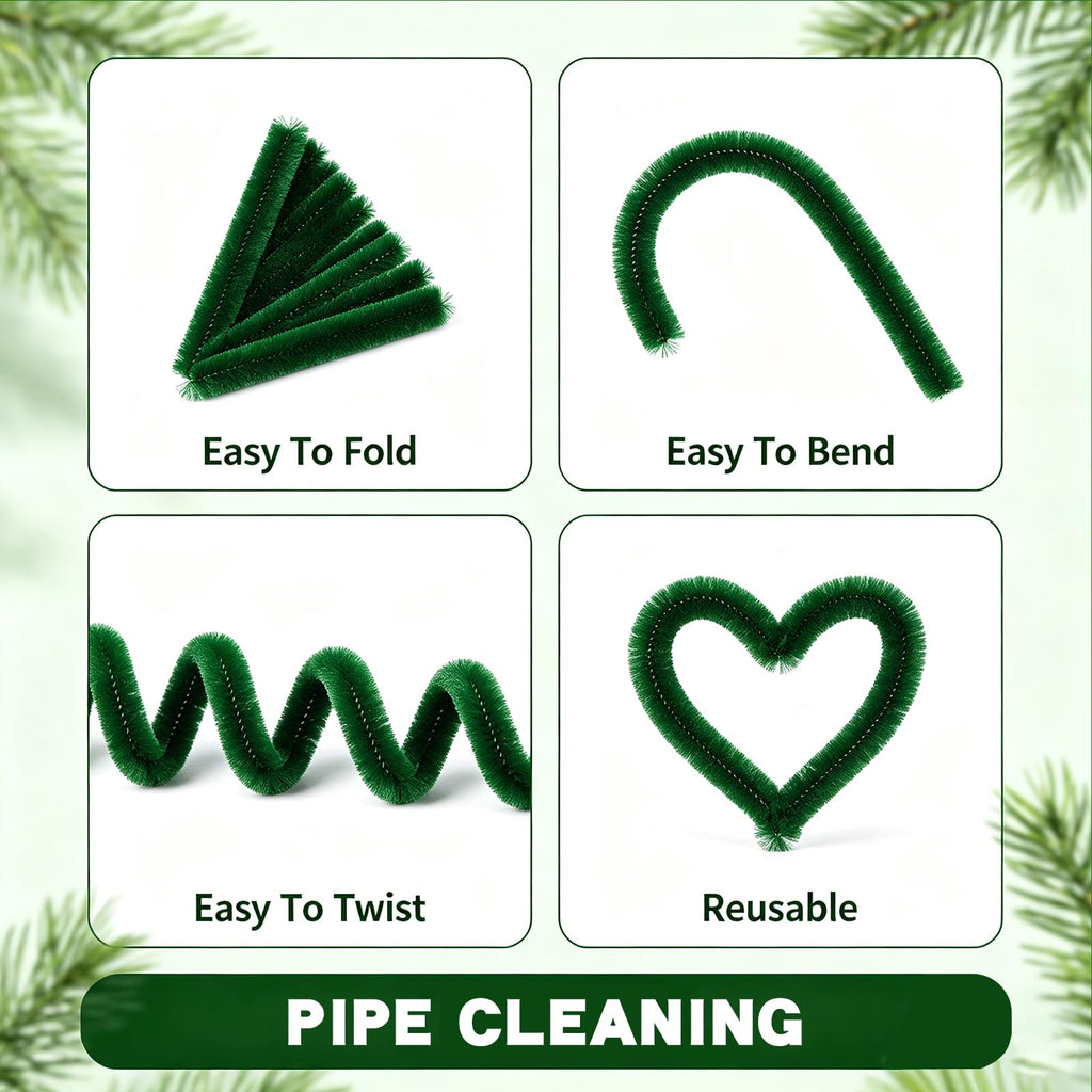 Pipe Cleaners Craft Bulk,Kids Toys & Games Gifts,200pcs Arts Crafts,Chenille Stems Art Supplies for Projects Creative DIY Room Decor,Christmas Decorations,Juegos para Niños Fidget Toys for Ages 5-7