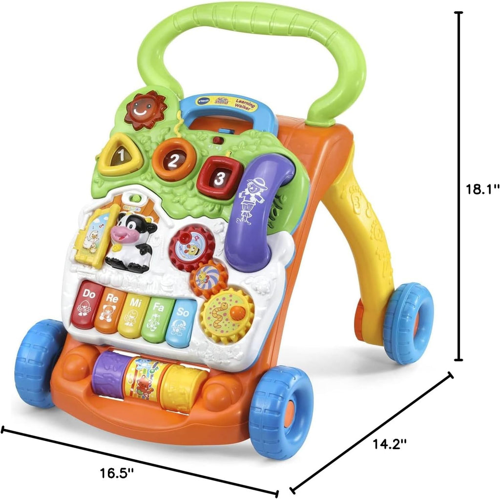VTech Sit-to-Stand Learning Walker (Frustration Free Packaging), Blue
