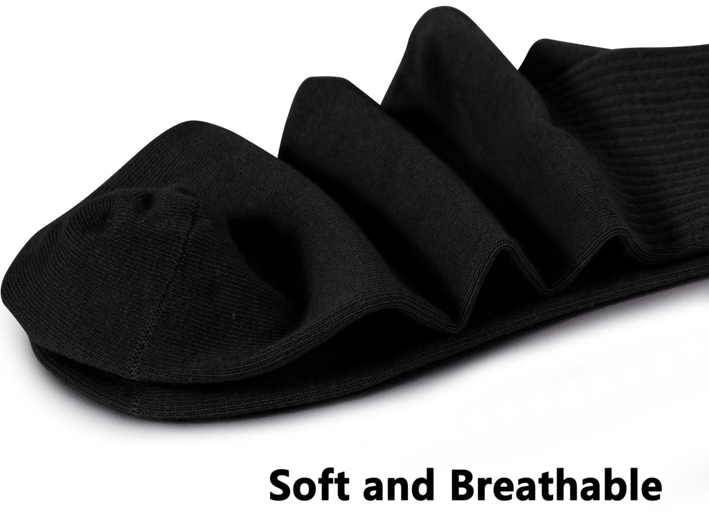 BomKinta Women Casual Calf Socks - Cute Cotton Crew Socks - Soft Above Ankle Sock Gifts 6 Pairs Size 5-10