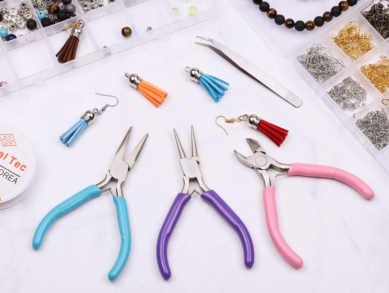 Pliers for Jewelry Making, Shynek Jewelry Pliers Set Includes Needle Nose Pliers, Round Nose Plier and Wire Cutters, Jewelry Making Tools for Jewelry Repair, Wire Wrapping, Beading and Crafts
