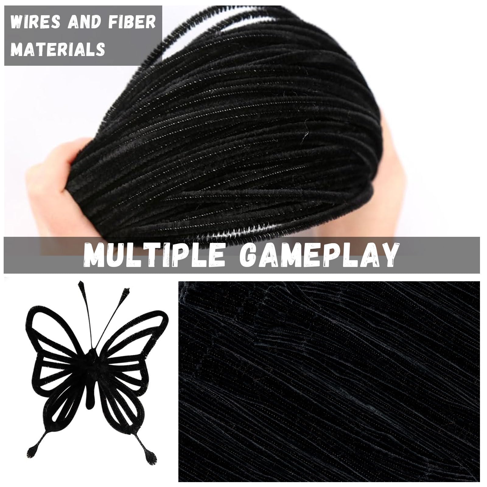 Pipe Cleaners Craft Bulk,Kids Toys & Games Gifts,200pcs Arts Crafts,Chenille Stems Art Supplies for Projects Creative DIY Room Decor,Christmas Decorations,Juegos para Niños Fidget Toys for Ages 5-7
