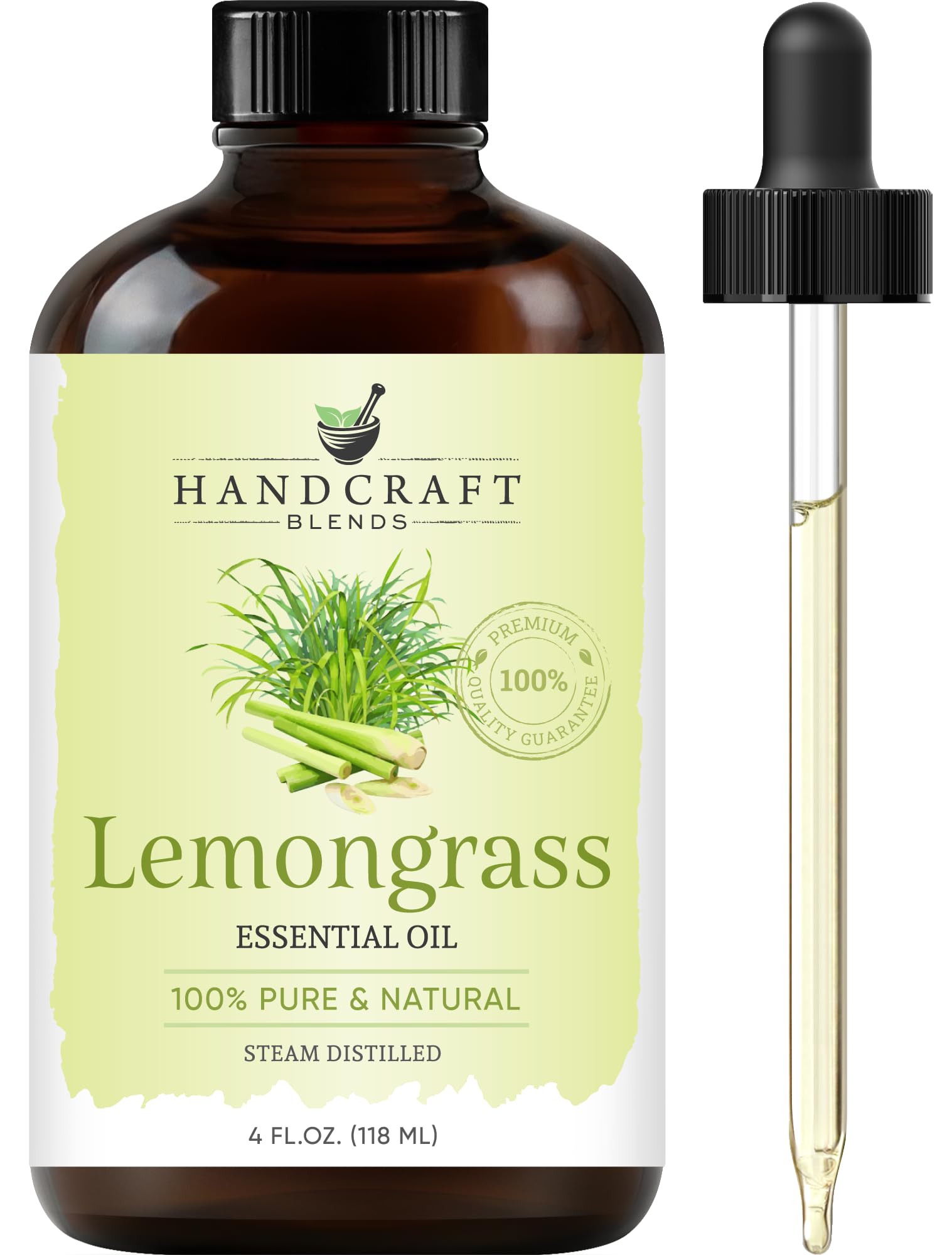 Handcraft Blends Peppermint Essential Oil – Huge 4 Fl Oz – 100% Pure and Natural – Premium Grade Essential Oil for Diffuser and Aromatherapy, Skin, Massage, Candle and Soap Making Fragrance